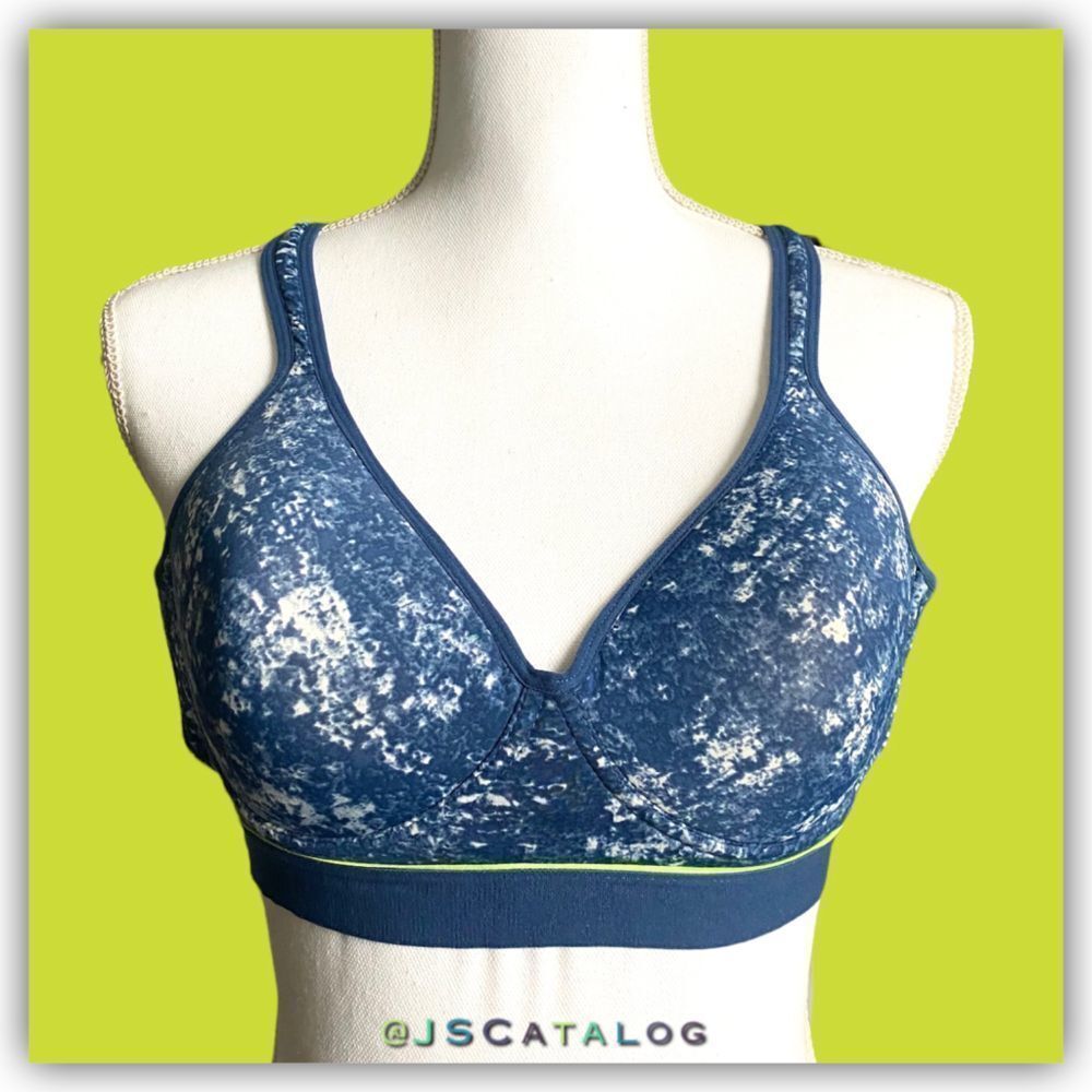 Blue Sports Bra EUC - Size 34D